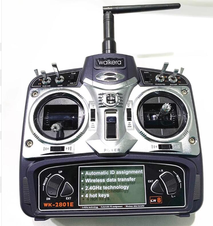 WK2801八通2.4G遥控器配8通道接收机中英文显示.飞机车船航模 WK2801八通2.4G遥控器配8通道接收机中英文显示.飞机车船航模